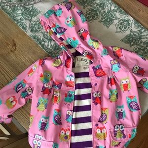 Girls Hatley Rain Jacket Sz 6